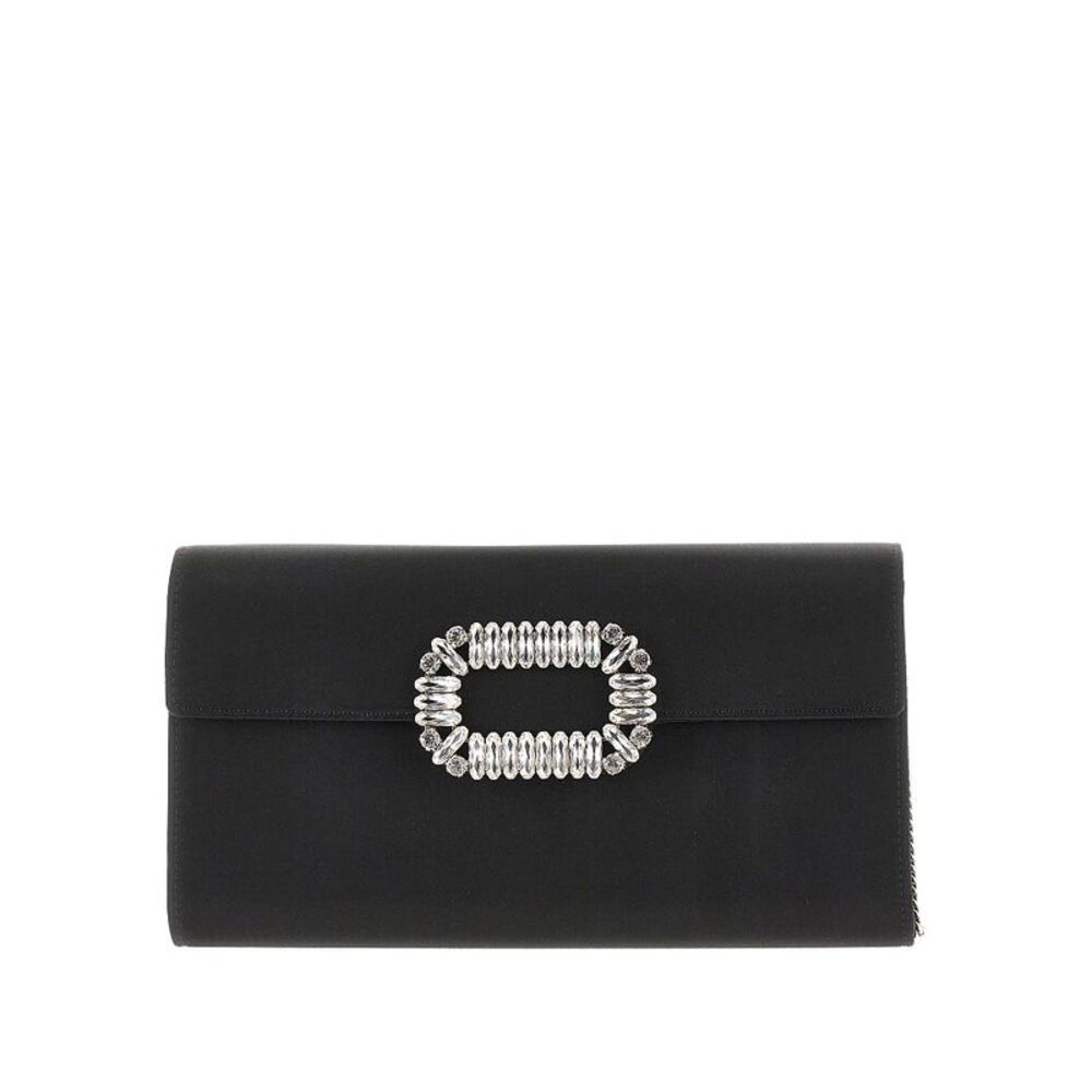 Roger Vivier Women 'Sexy Choc' Satin Clutch